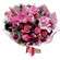 букет из роз и тюльпанов с лилией. Каймановы острова
